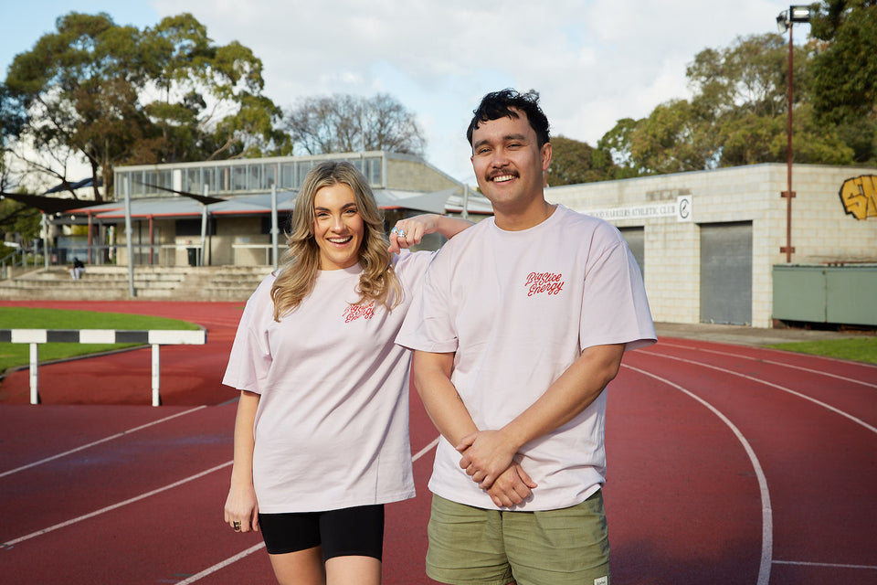 Big Slice Energy Tee: Team Weightlifter