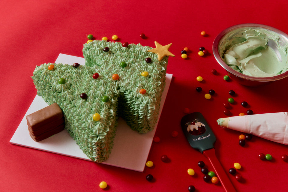 DIY Christmas Tree Cake