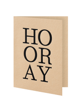 Greeting card: Hooray