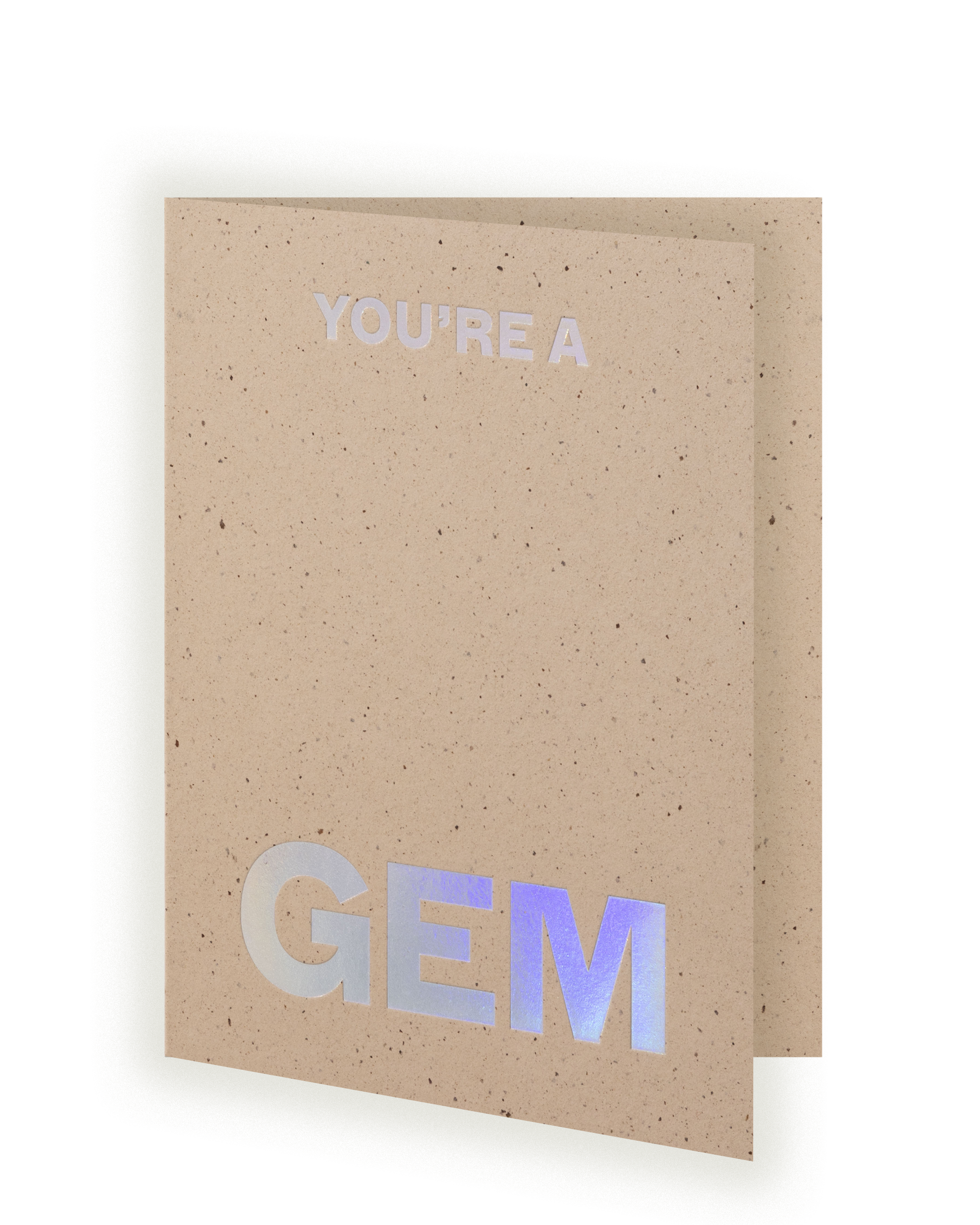 Greeting card: You're A Gem