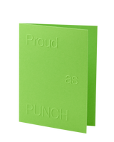 Greeting card: Proud as Punch