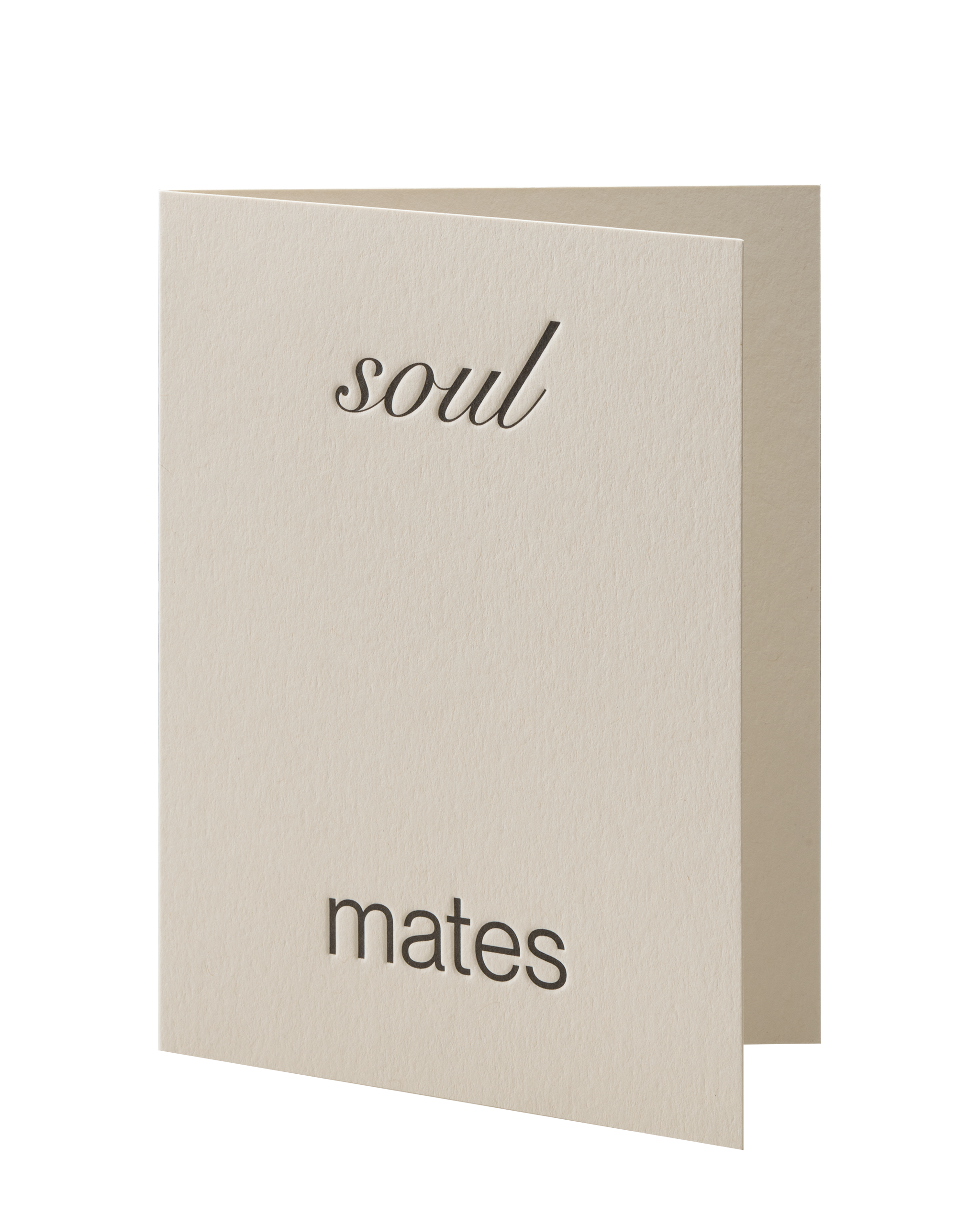 Greeting Card: soul mates