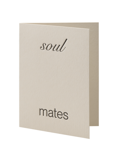 Greeting Card: soul mates