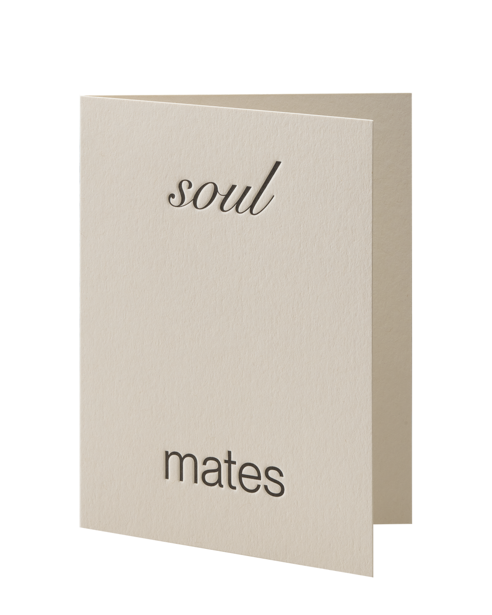 Greeting Card: soul mates