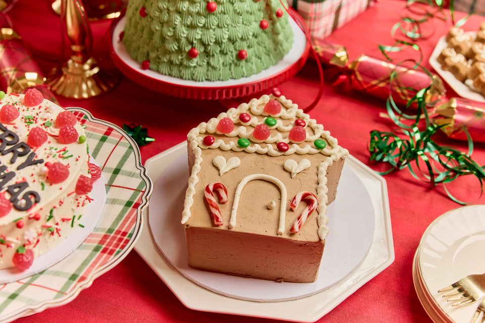DIY Gingerbread House Cake